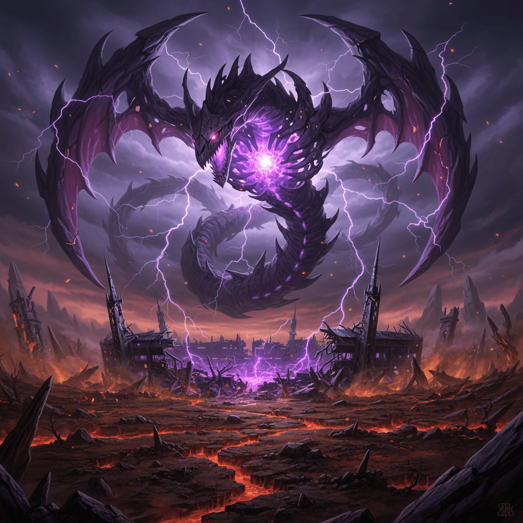 ムゲンダイマックス化したムゲンダイナの圧倒的なスケールと、ガラル地方に及ぼす影響を視覚化。