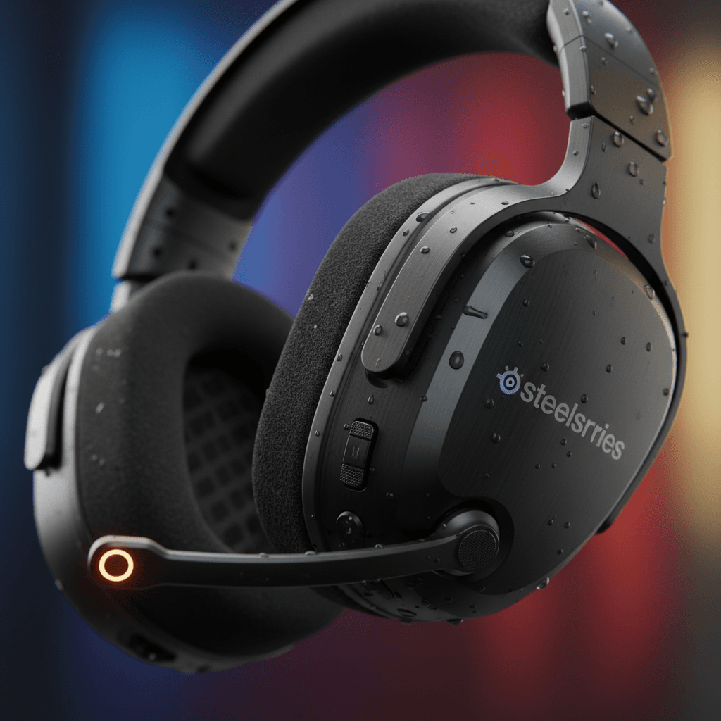 Arctis Nova Proヘッドセットが、NieRとポケモンの世界観を体験できることを表現。没入感を高めるデバイスの重要性を示唆。