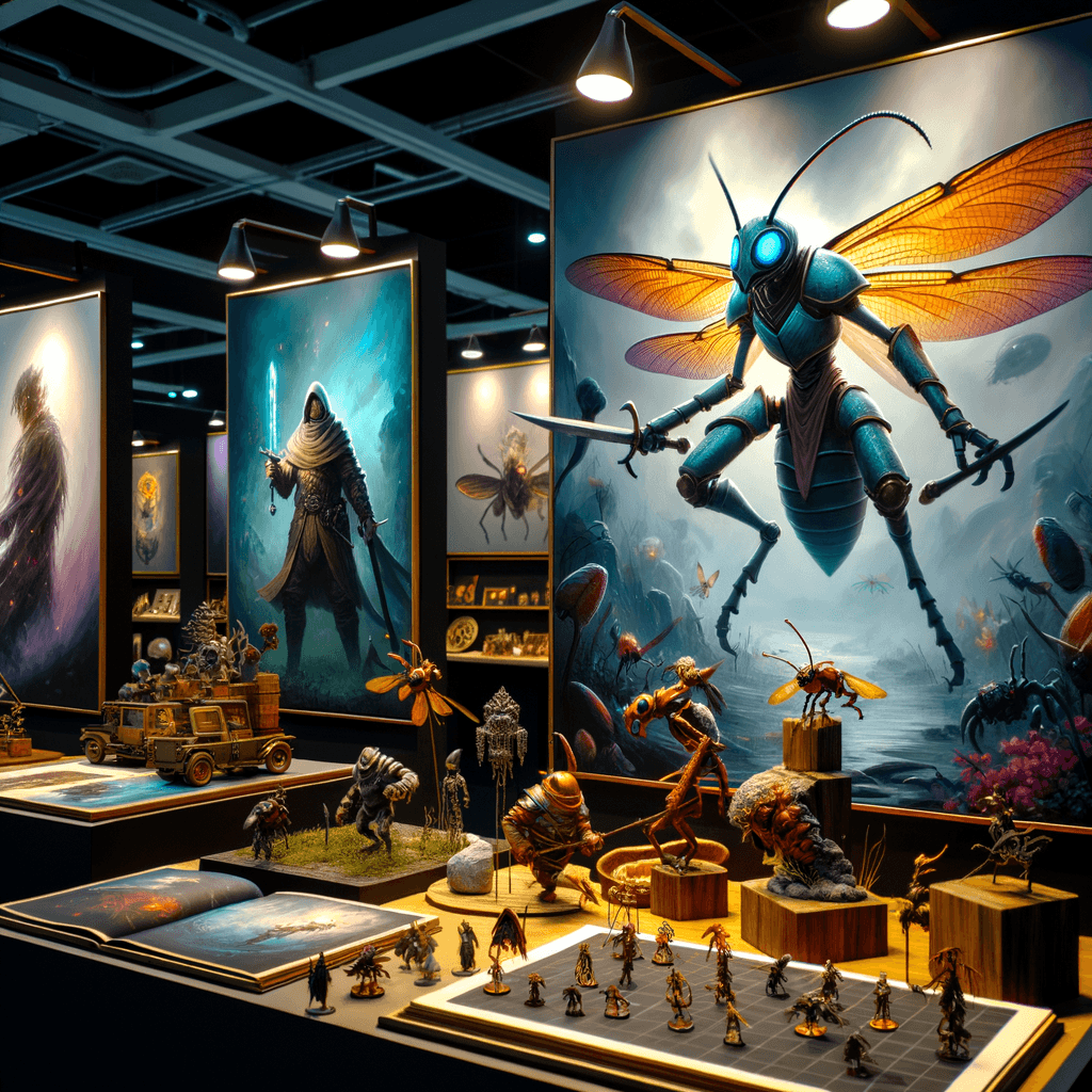 記事後半のプレイ環境の構築に関する部分を視覚化しています。高品質な周辺機器でそれぞれのゲームを楽しむ様子を描写しています。