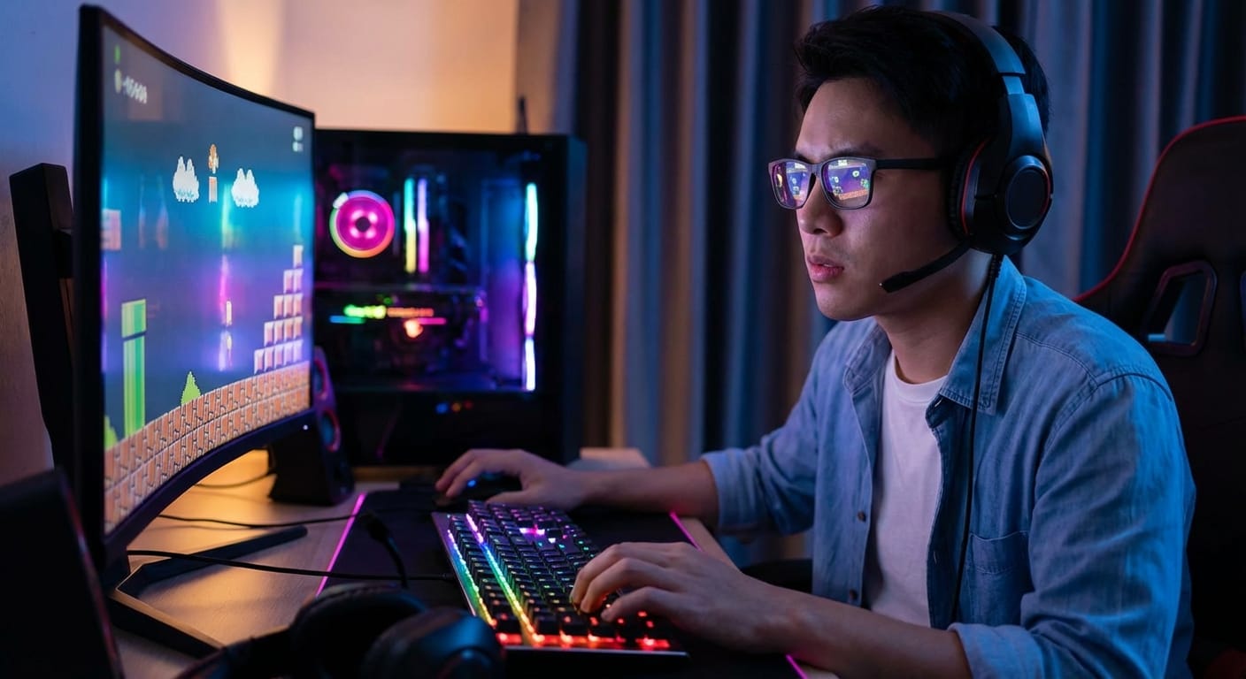 記事冒頭の「2026年問題」と、そこから派生するゲーマーの焦燥感を表現しています。高騰する価格と期待の新作タイトルが同居する矛盾を描き出し、記事への導入を促します。