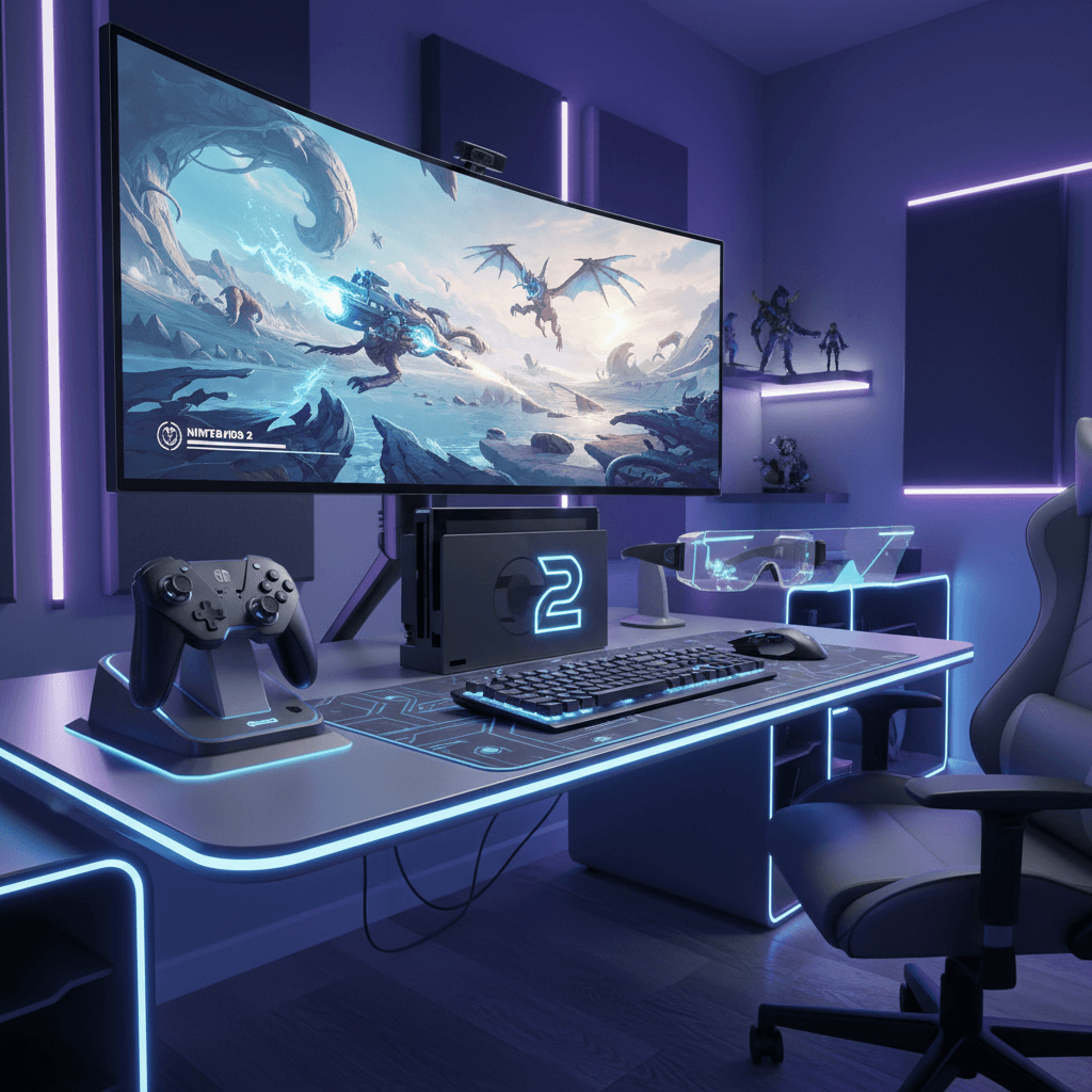 Switch 2で何が変わるを象徴するメインビジュアル