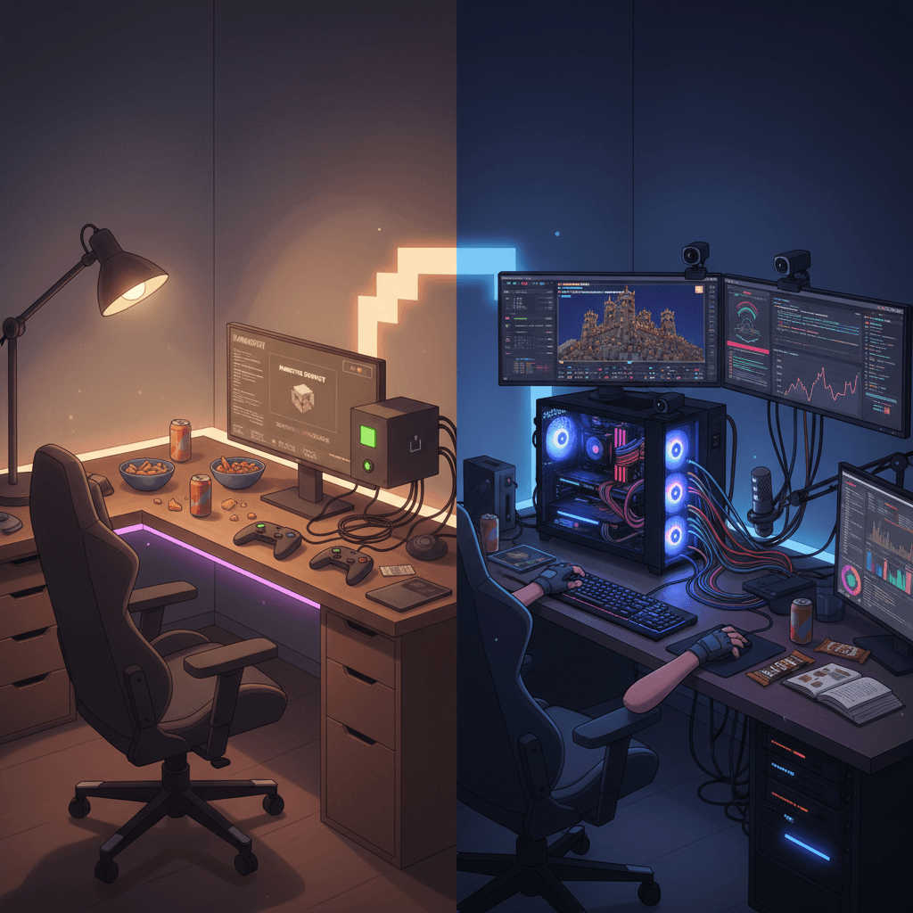 失敗しないゲームサーバーの選び方 料金と性能を徹底比較の比較ポイントを整理したイメージ