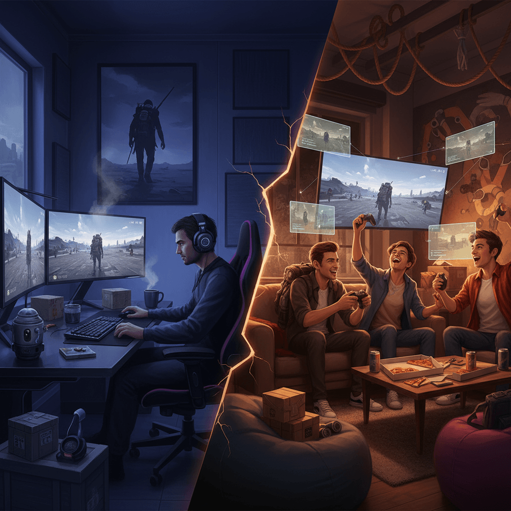 Death Stranding 2 PC版は買いかの比較ポイントを整理したイメージ