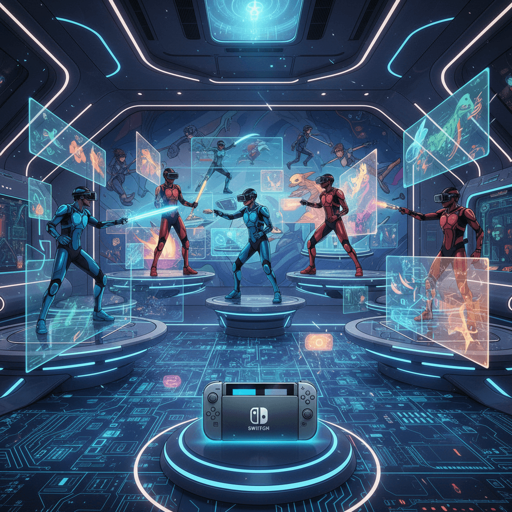 Switch 2で何が変わるの実利用シーンを表すイメージ