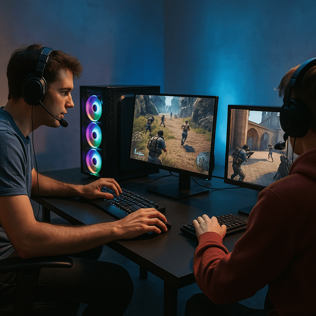 XServer GAMEsとVPSの違いを初心者向けに比較の実利用シーンを表すイメージ